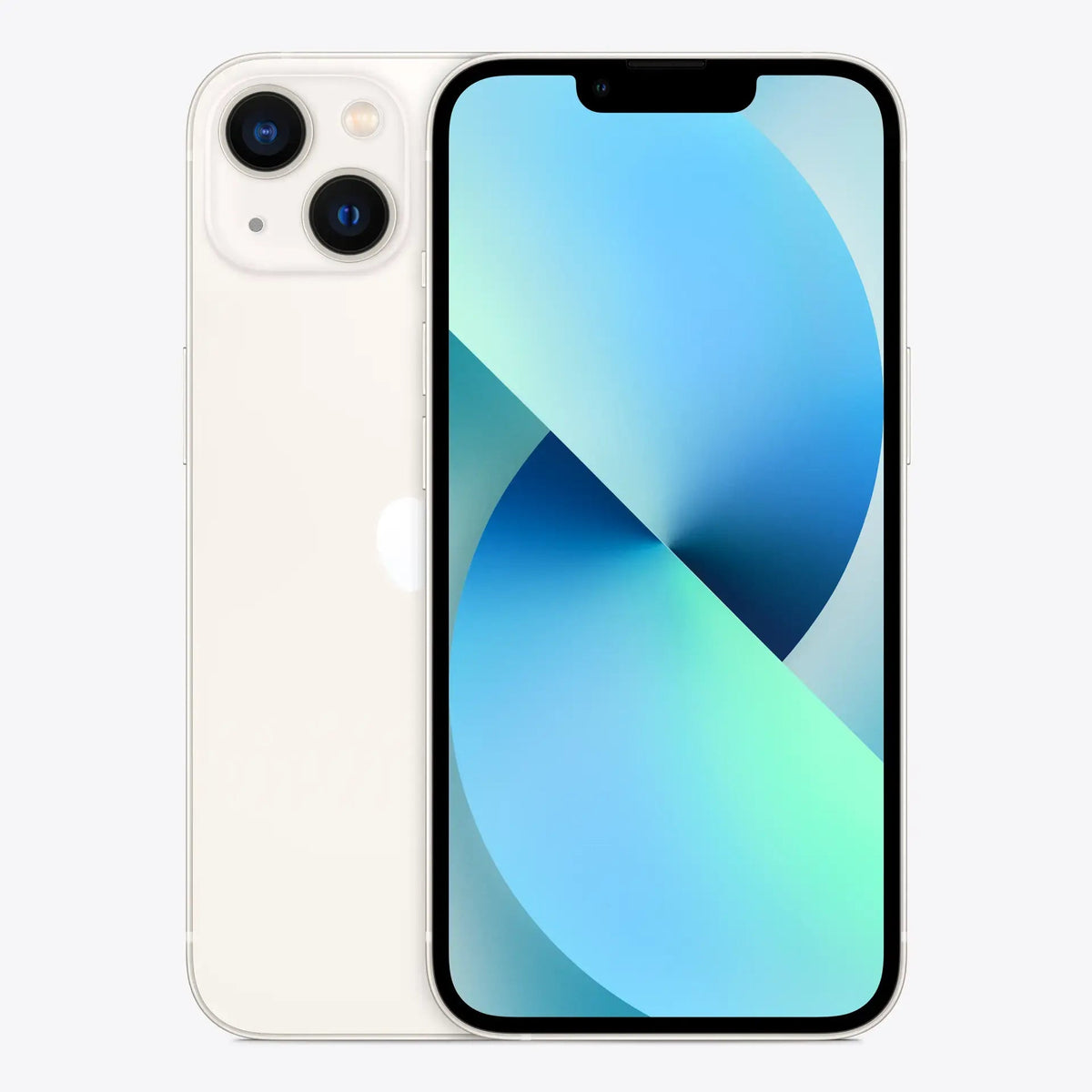 iPhone 13 — Starlight — white background