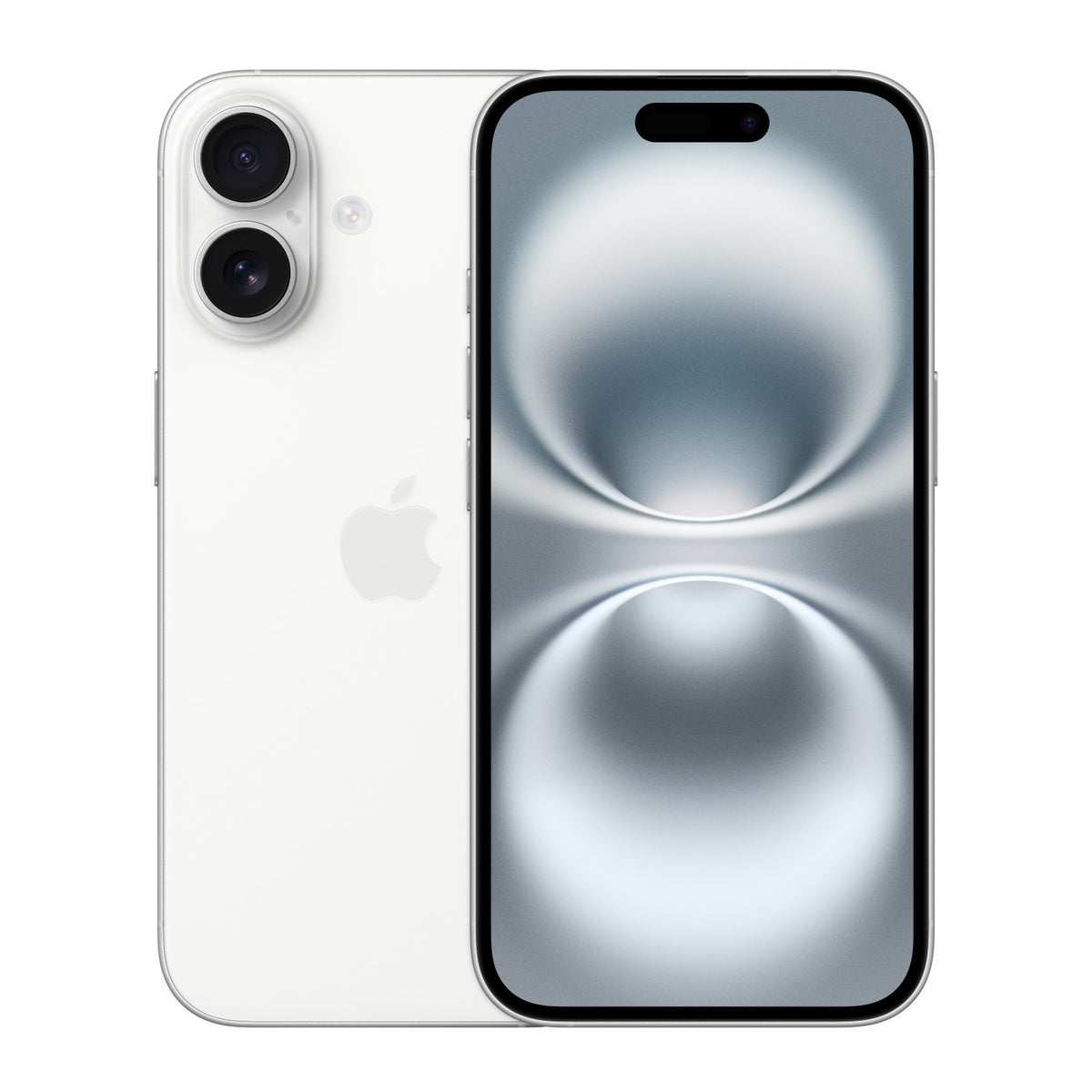 iPhone 16 — White — white background