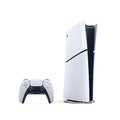 PlayStation 5 Slim Digital Edition in White with DualSense controller