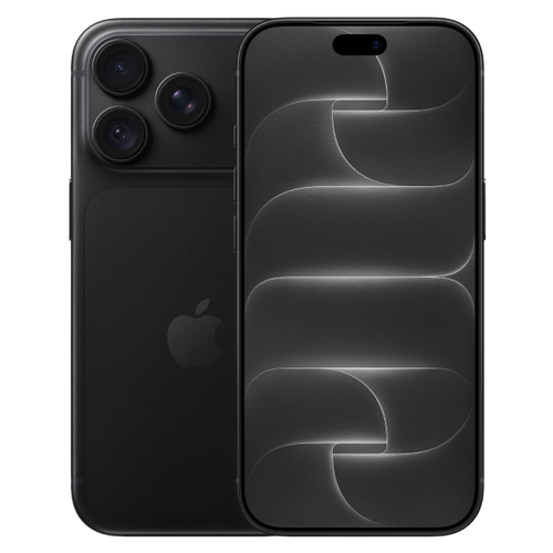 Apple iPhone 18 Pro front and back in black